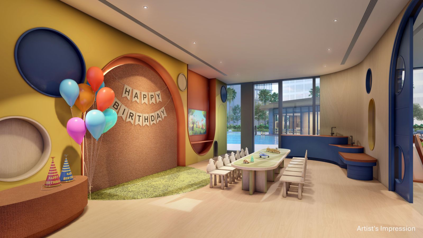 Parktown Residence — Junior Club function room, artist's impression