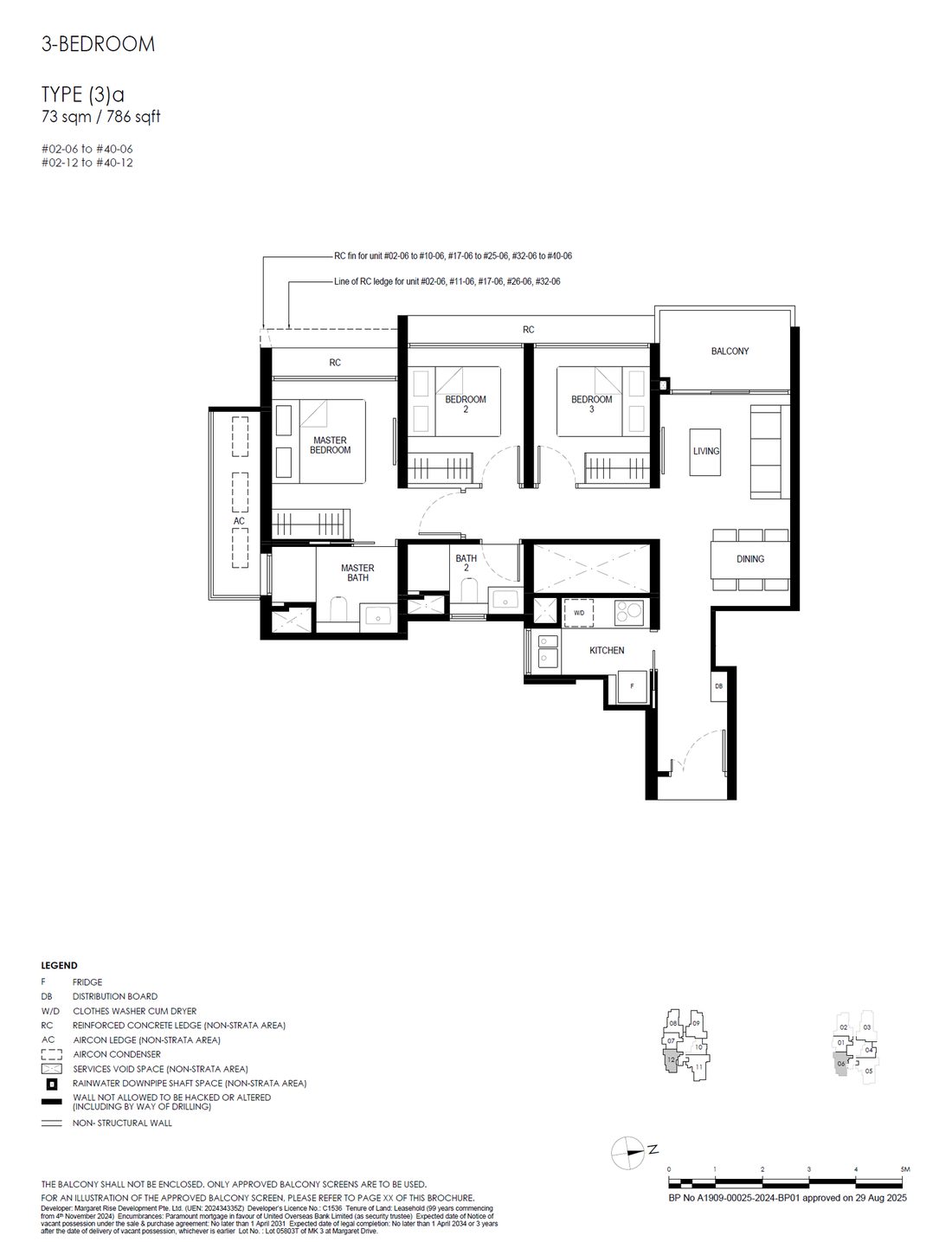 Floor plan (3)a — 3 Bedroom, Penrith