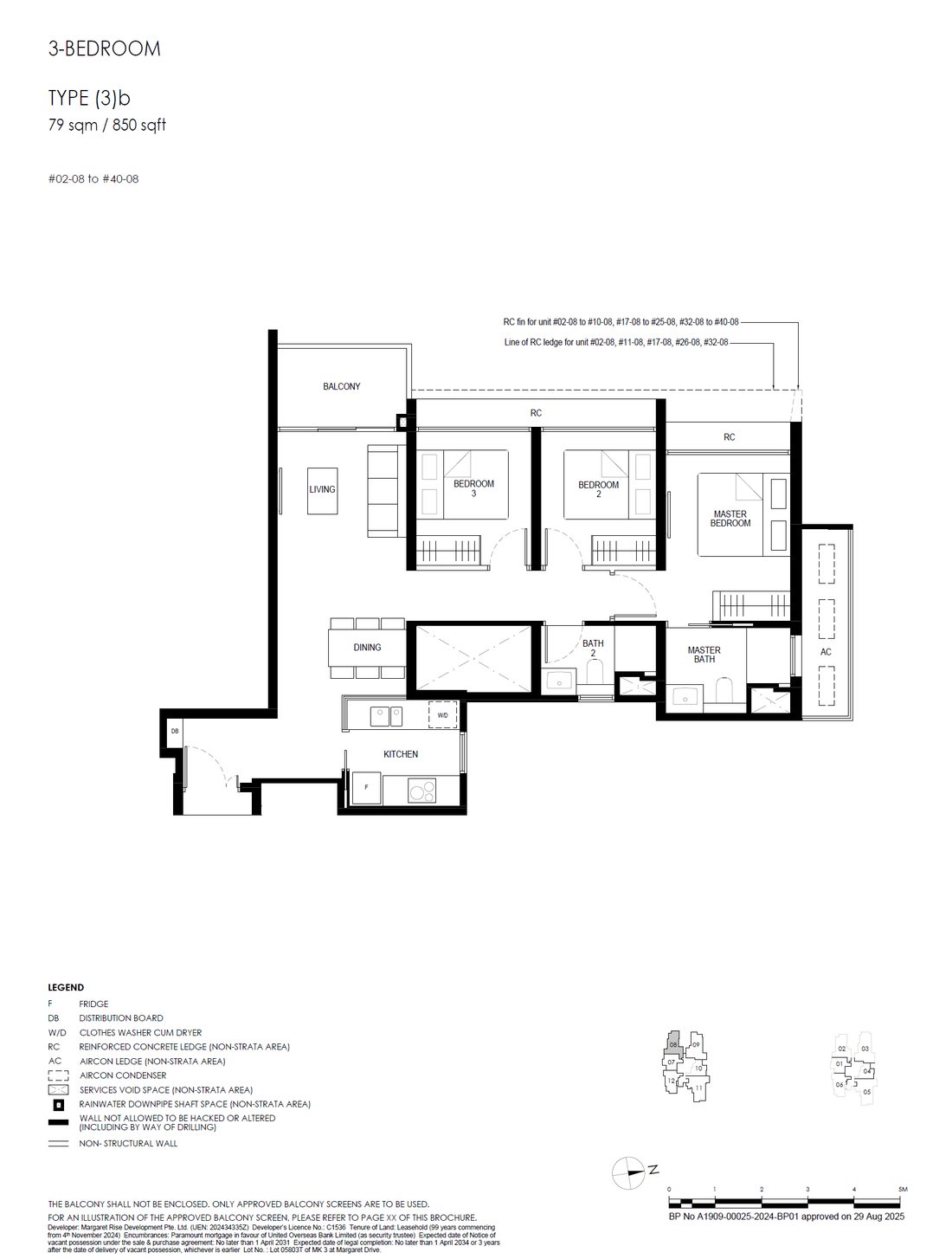 Floor plan (3)b — 3 Bedroom, Penrith