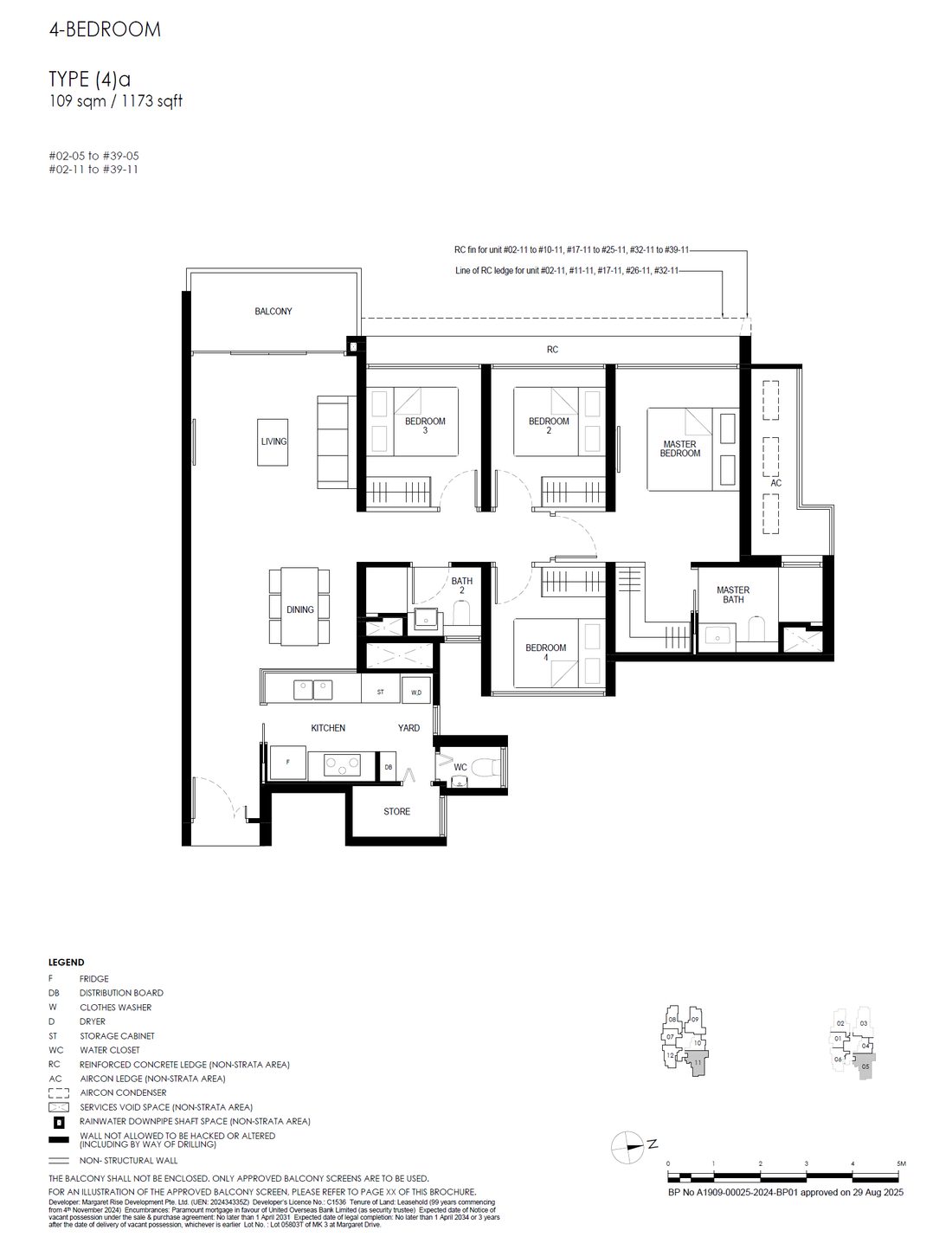 Floor plan (4)a — 4 Bedroom, Penrith