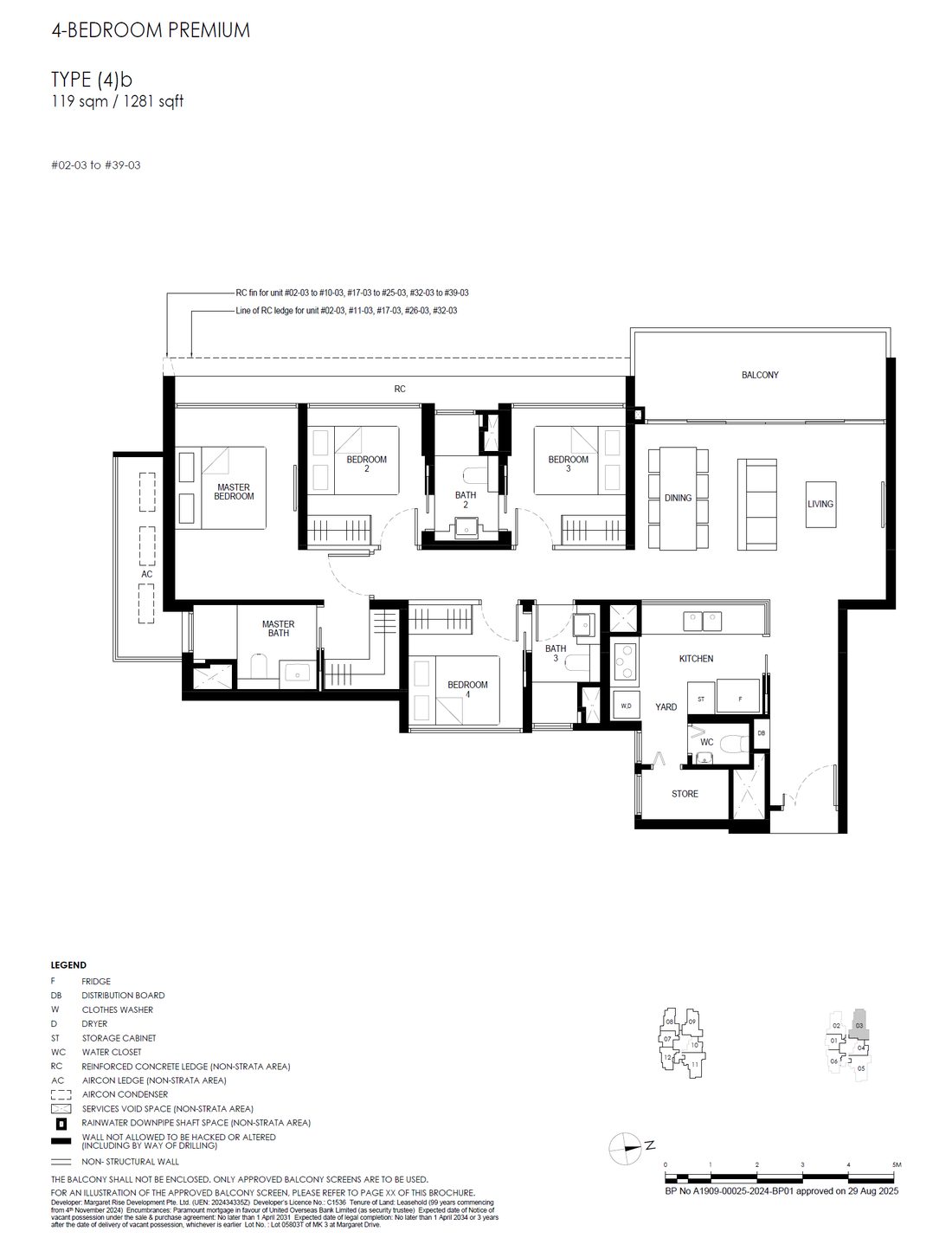 Floor plan (4)b — 4 Bedroom Premium, Penrith