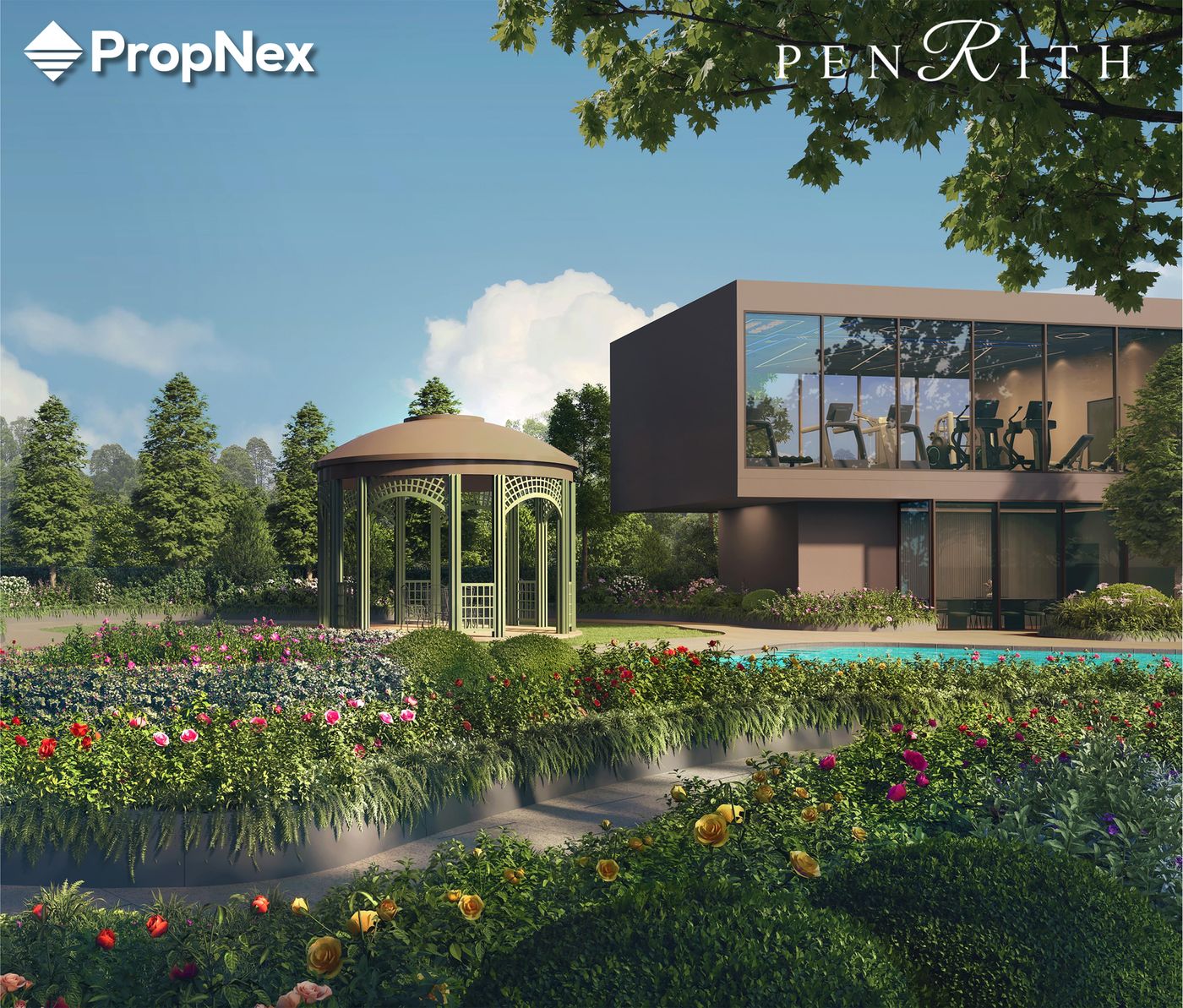 Penrith — artist's impression of the grounds