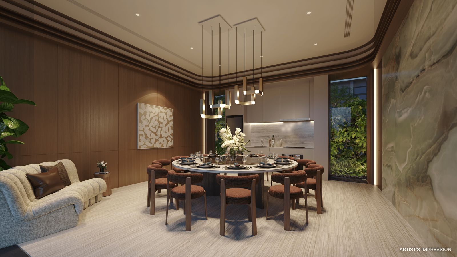 Pinery Residences — Gourmet dining, artist's impression
