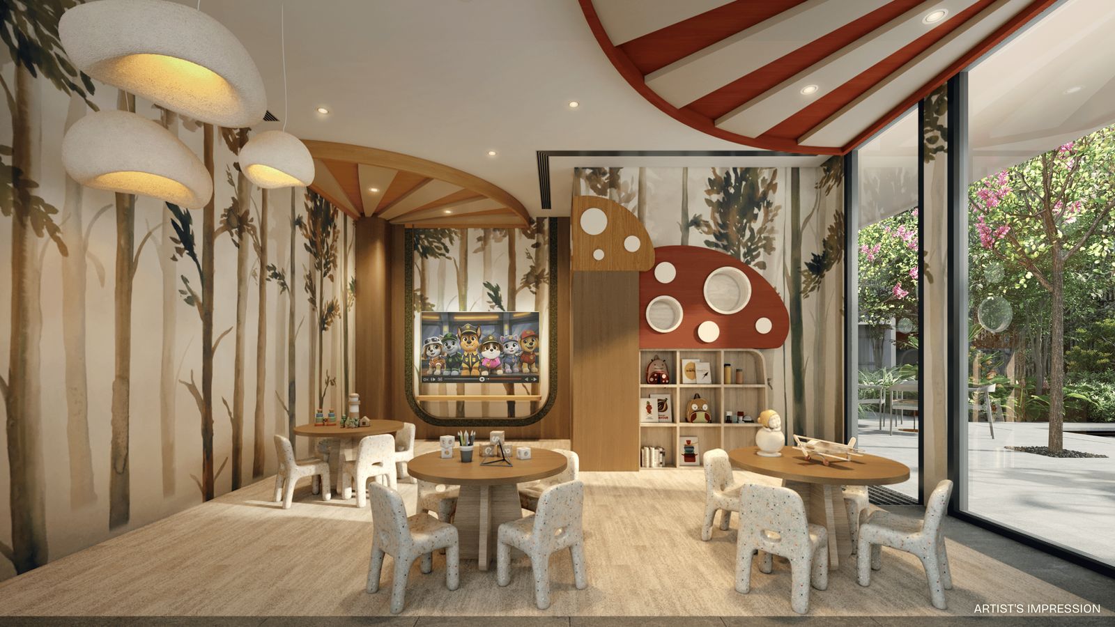 Pinery Residences — Kids' Party Room, artist's impression