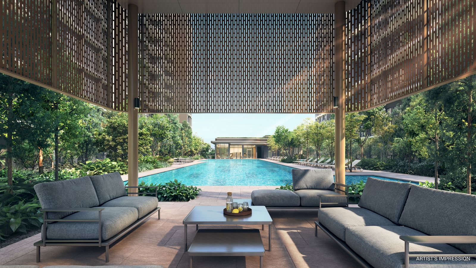 Pinery Residences — 50m Lap Pool, artist's impression