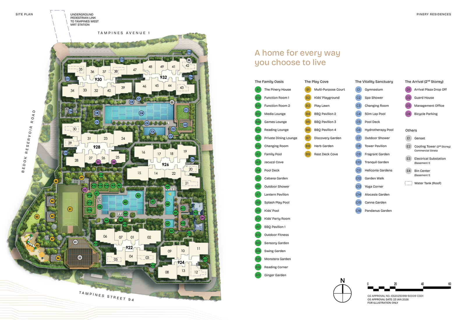 Pinery Residences — site plan