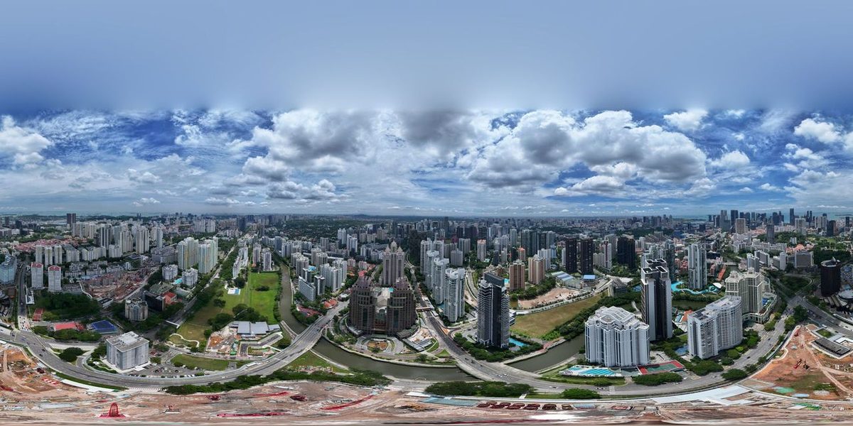 Promenade Peak — drone view of the site