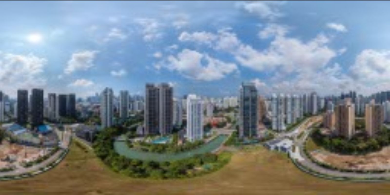 360 degree panorama at 130m