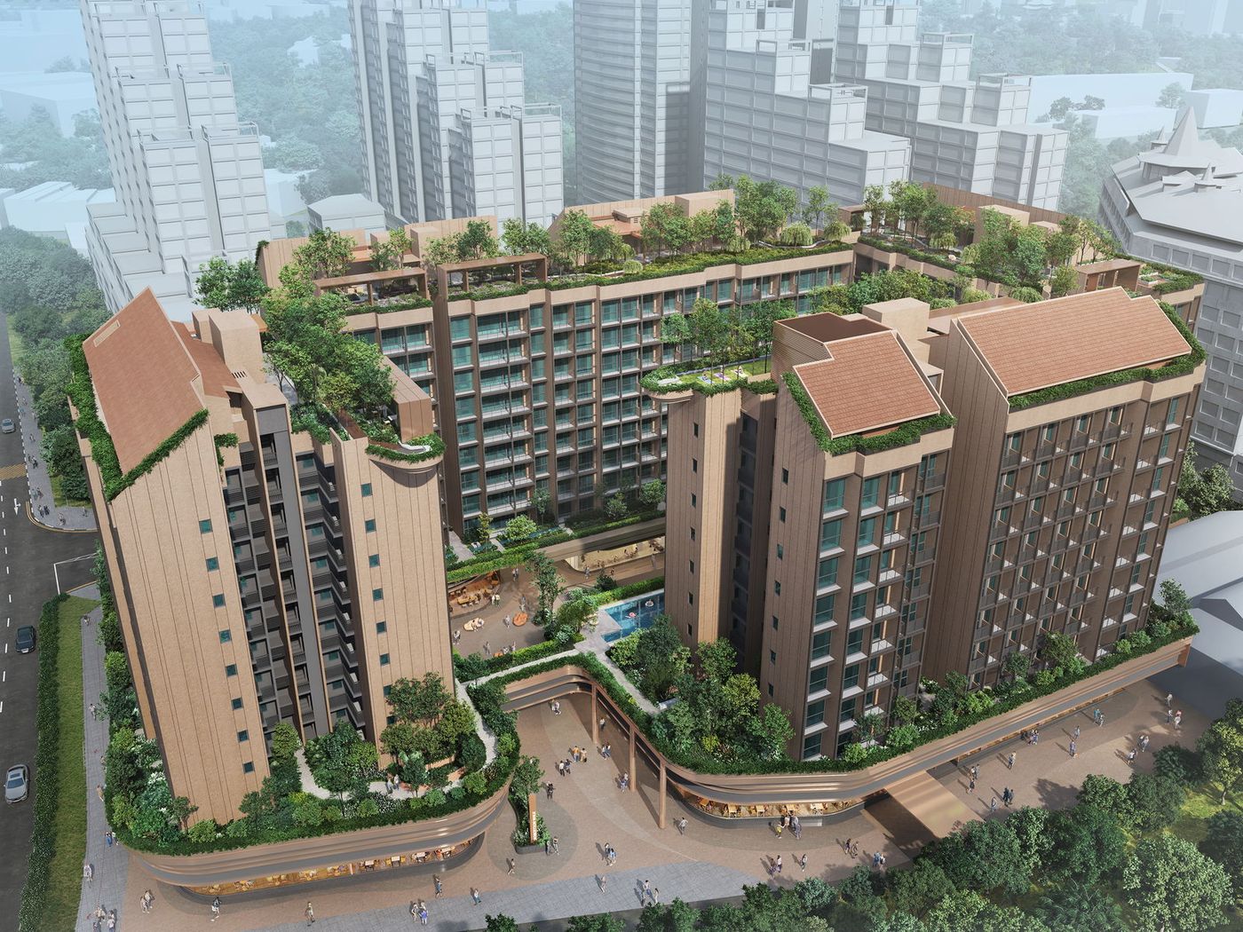 The Robertson Opus — aerial render