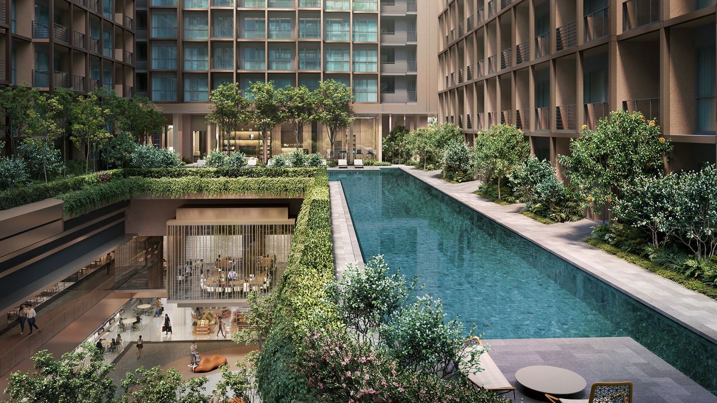 The Robertson Opus — elevated living render