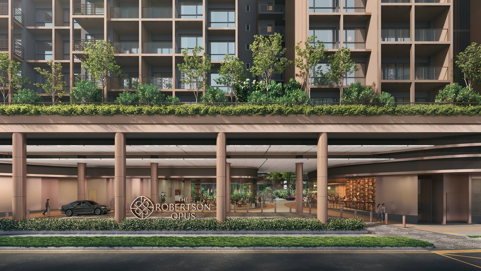 The Robertson Opus — artist's impression, grand arrival
