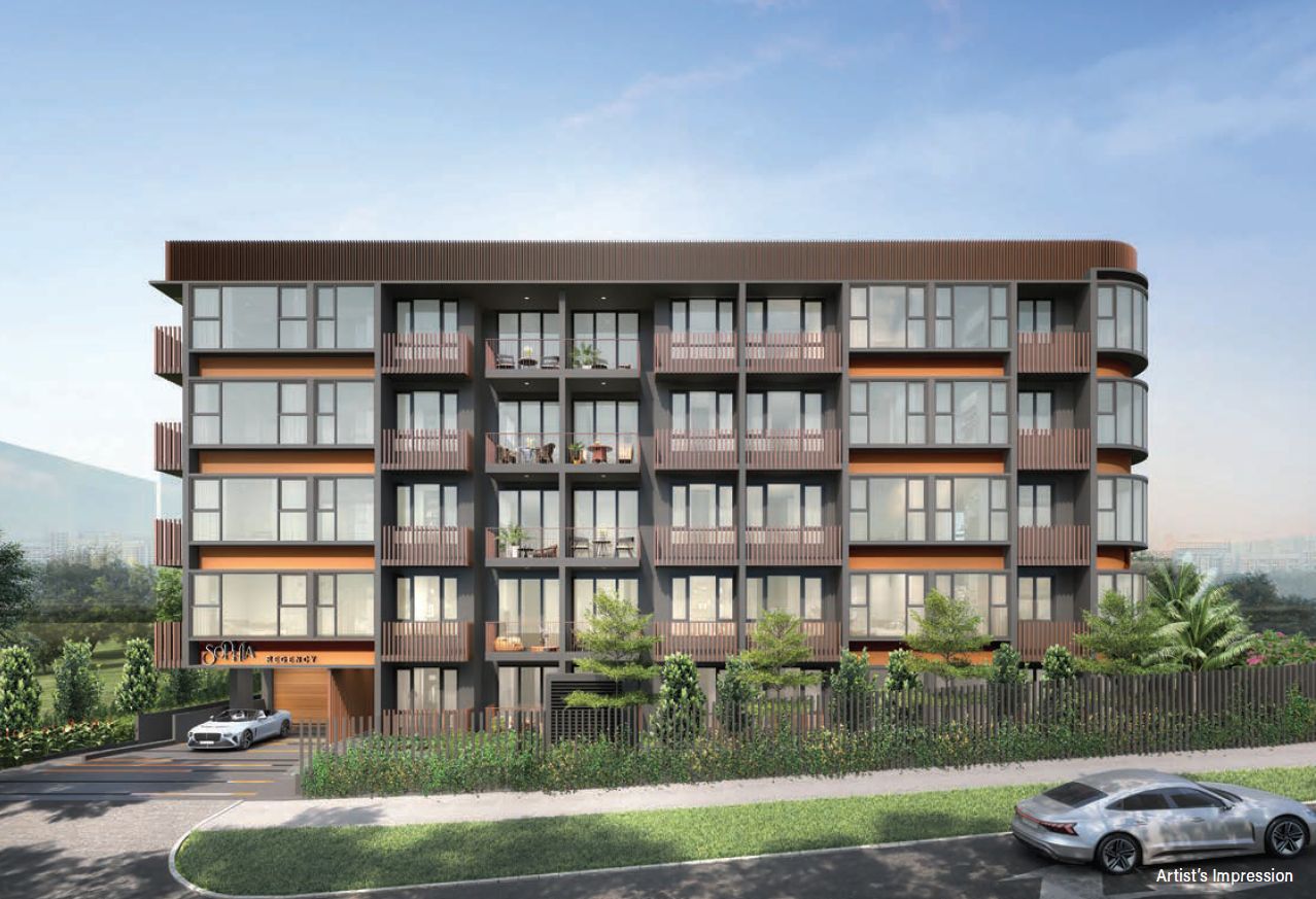 Sophia Regency — artist's impression of the boutique block