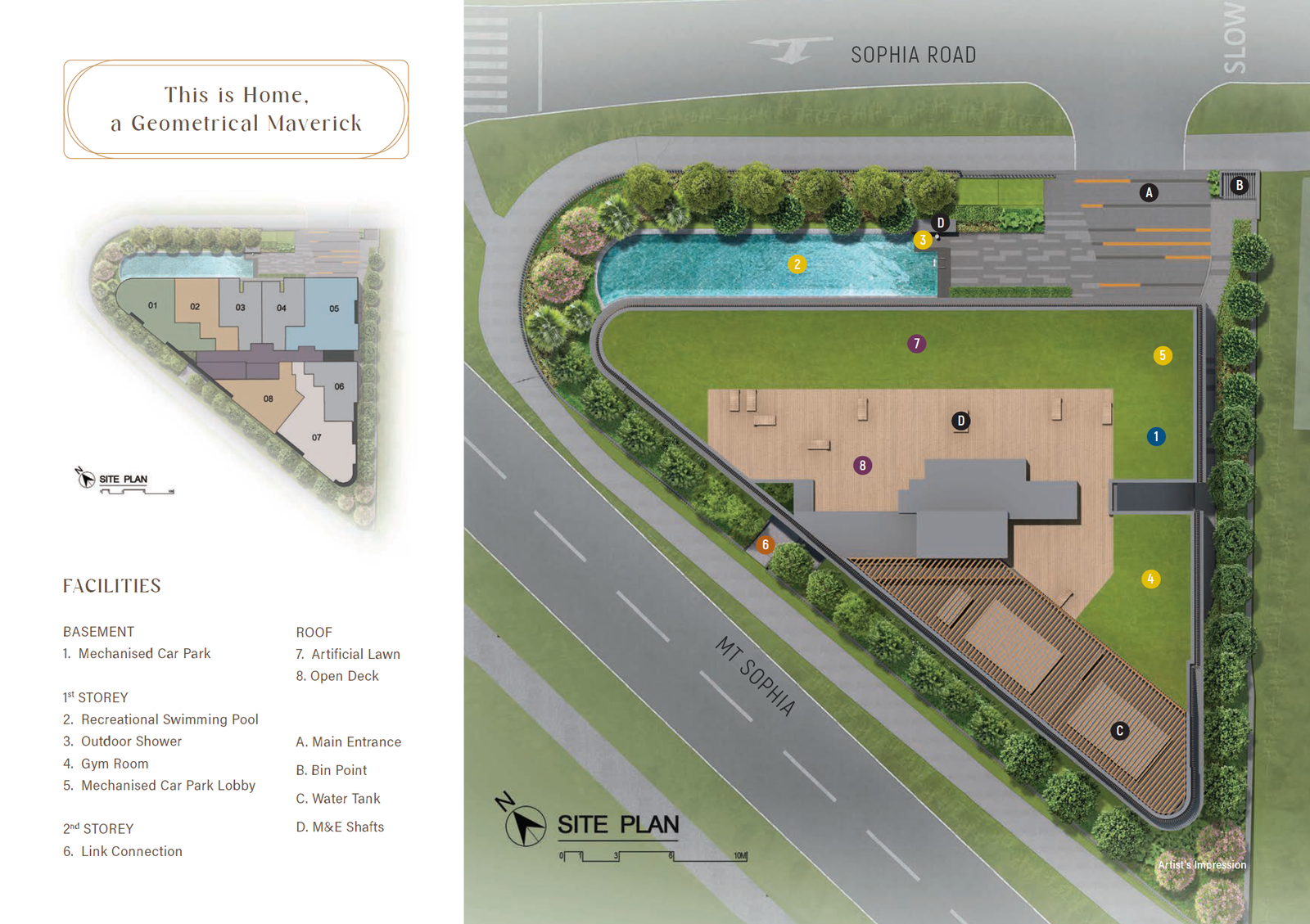 Sophia Regency — site plan