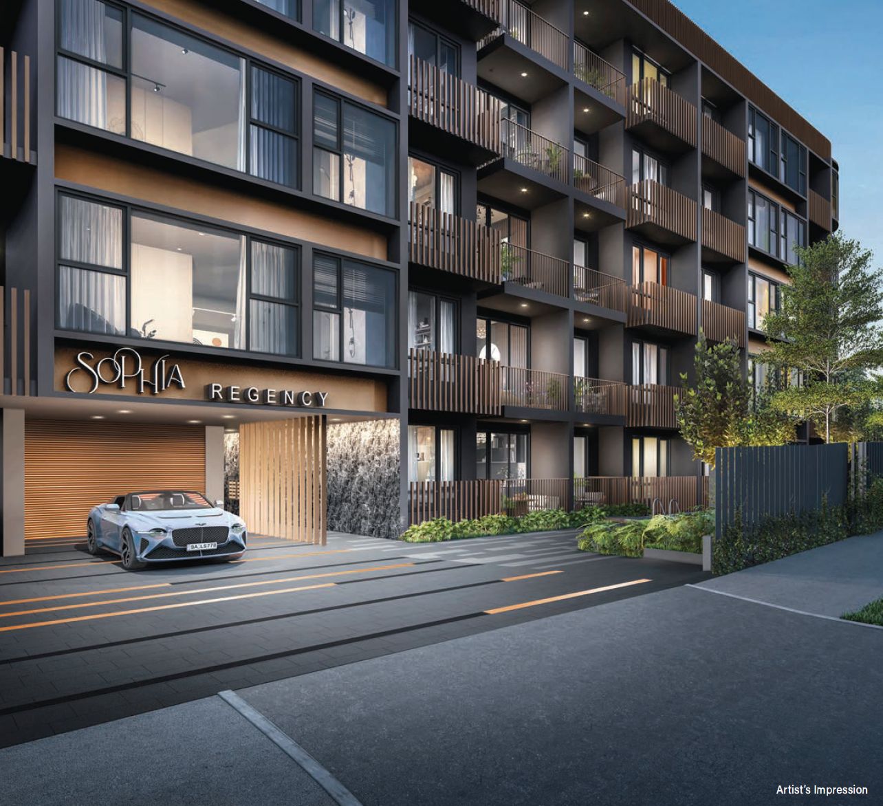 Sophia Regency — artist's impression of the development
