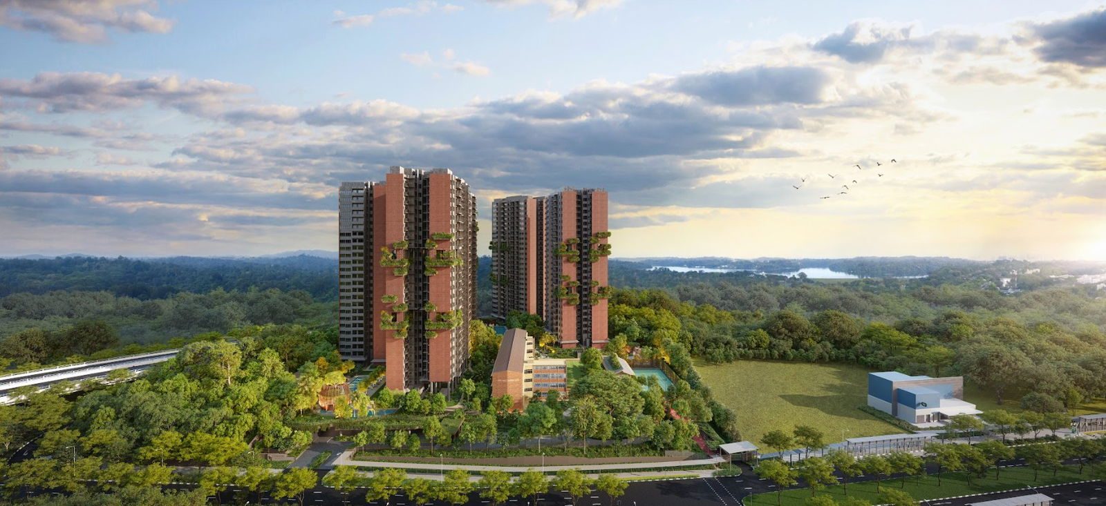 Springleaf Residence — artist's impression aerial