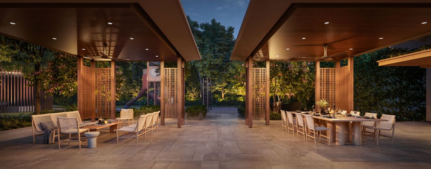 Springleaf Residence — Dining pavilion
