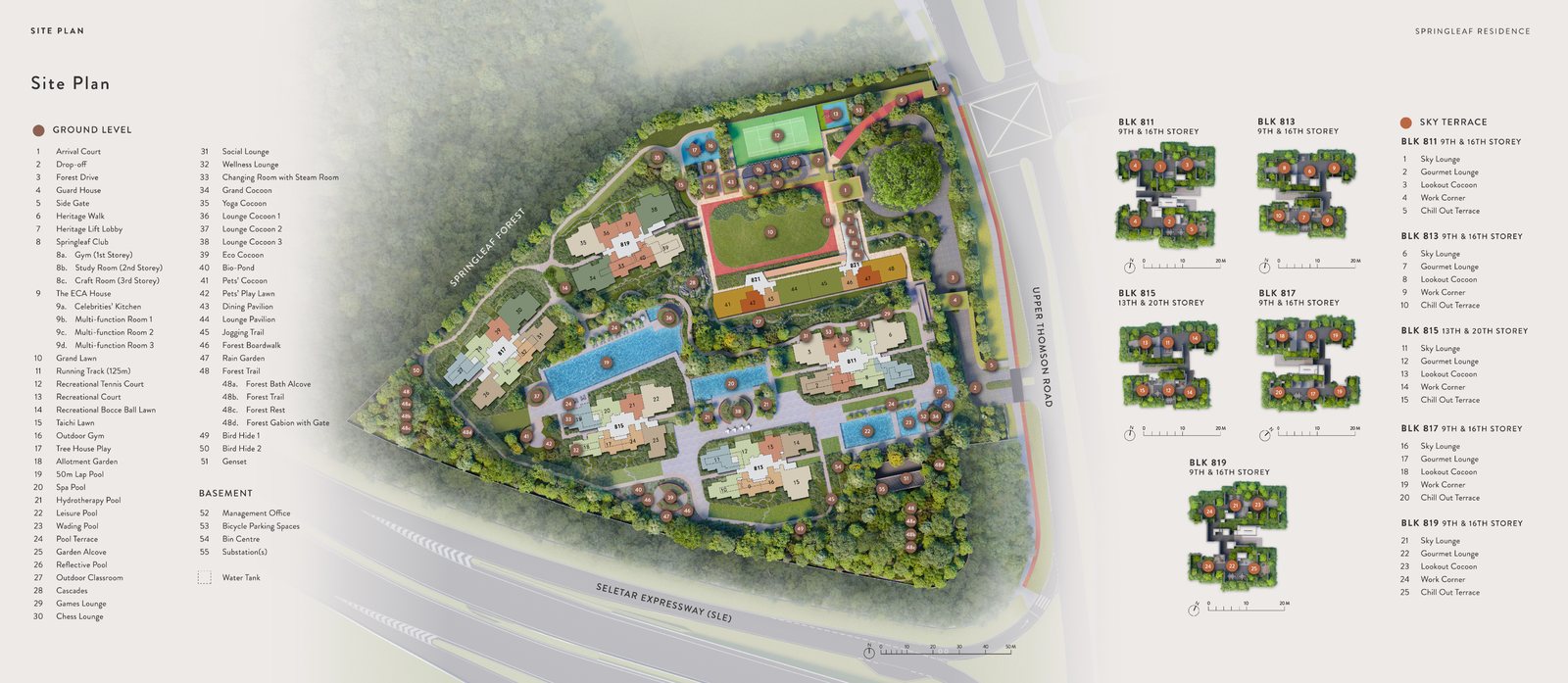 Springleaf Residence — site plan