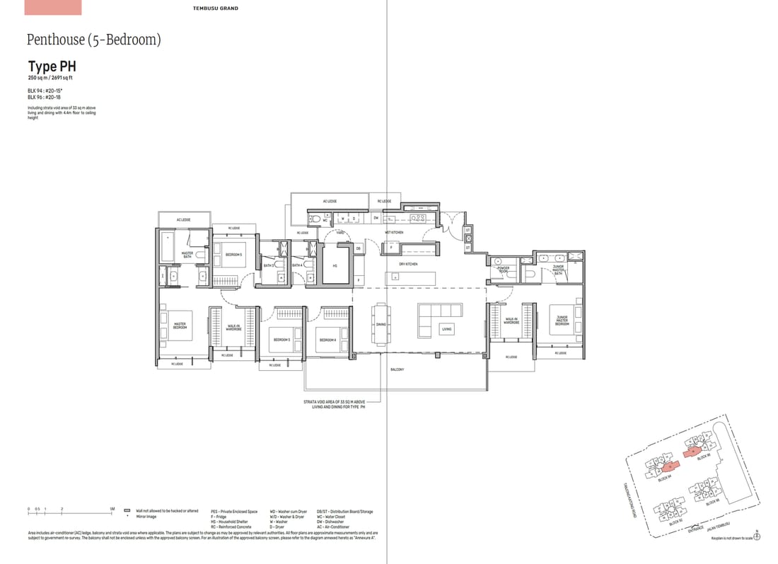 Floor plan PH — Penthouse