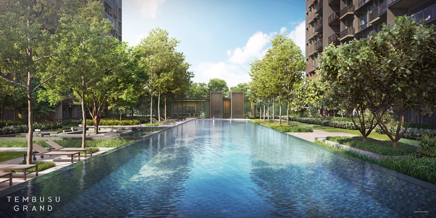 Tembusu Grand — 50 m infinity lap pool