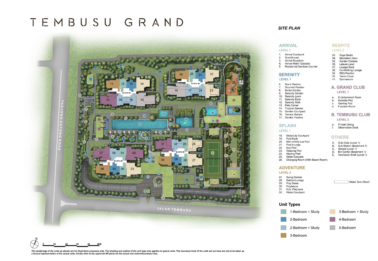 Tembusu Grand — site plan
