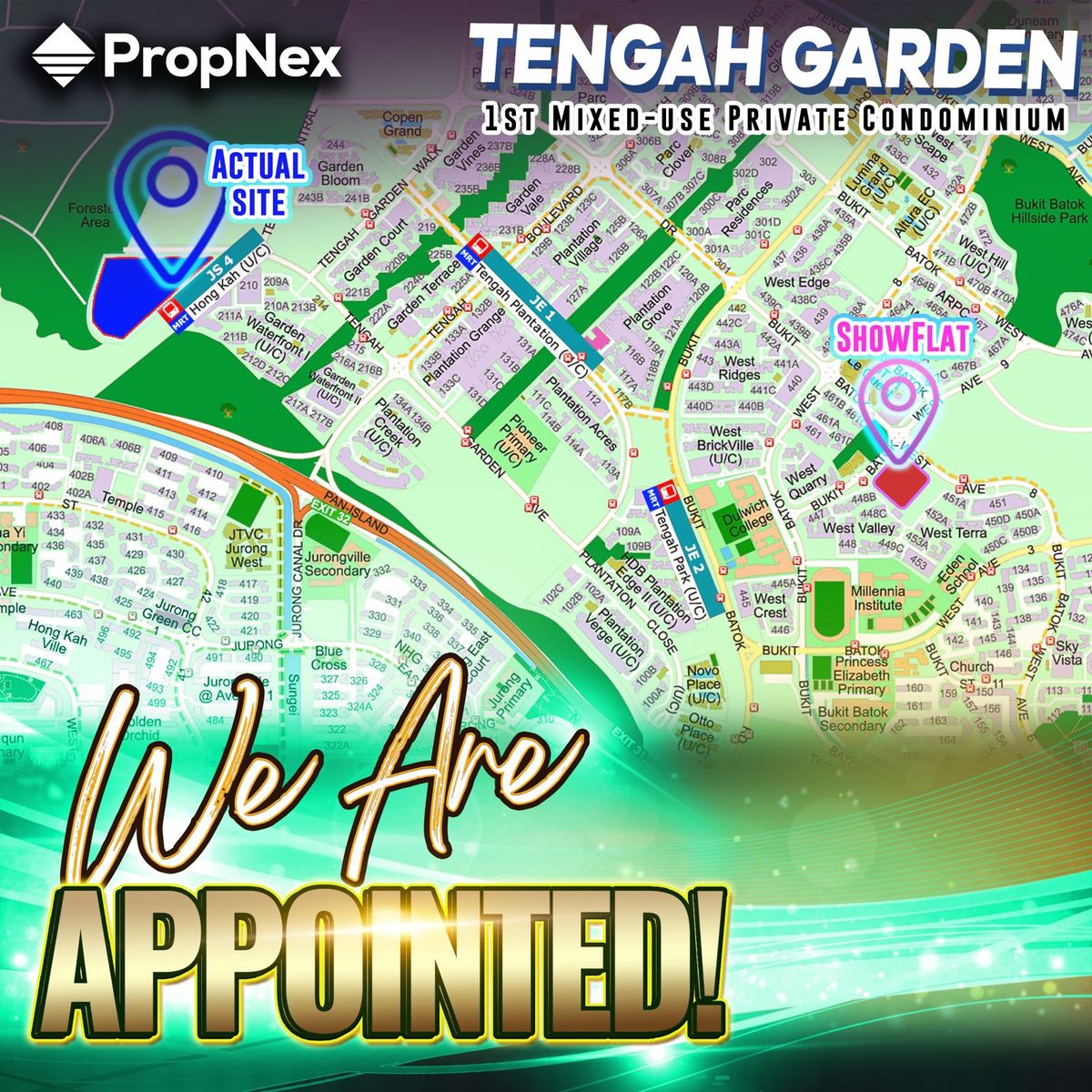Tengah Garden Residences — artist's impression