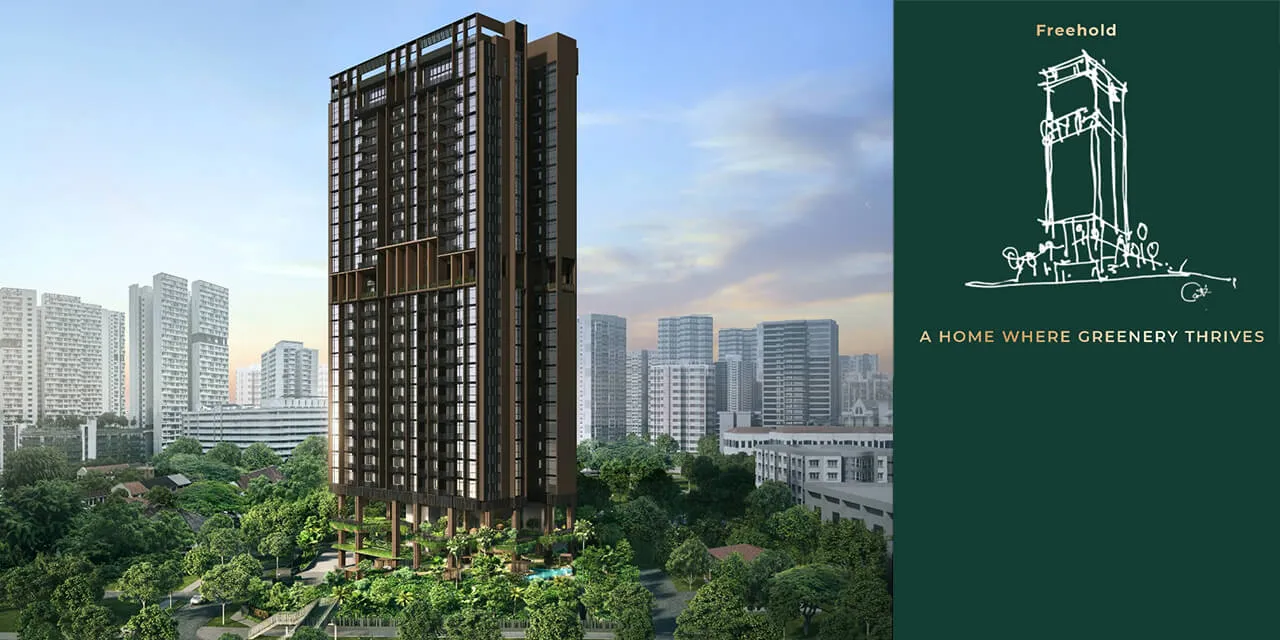 The Arcady at Boon Keng — aerial view