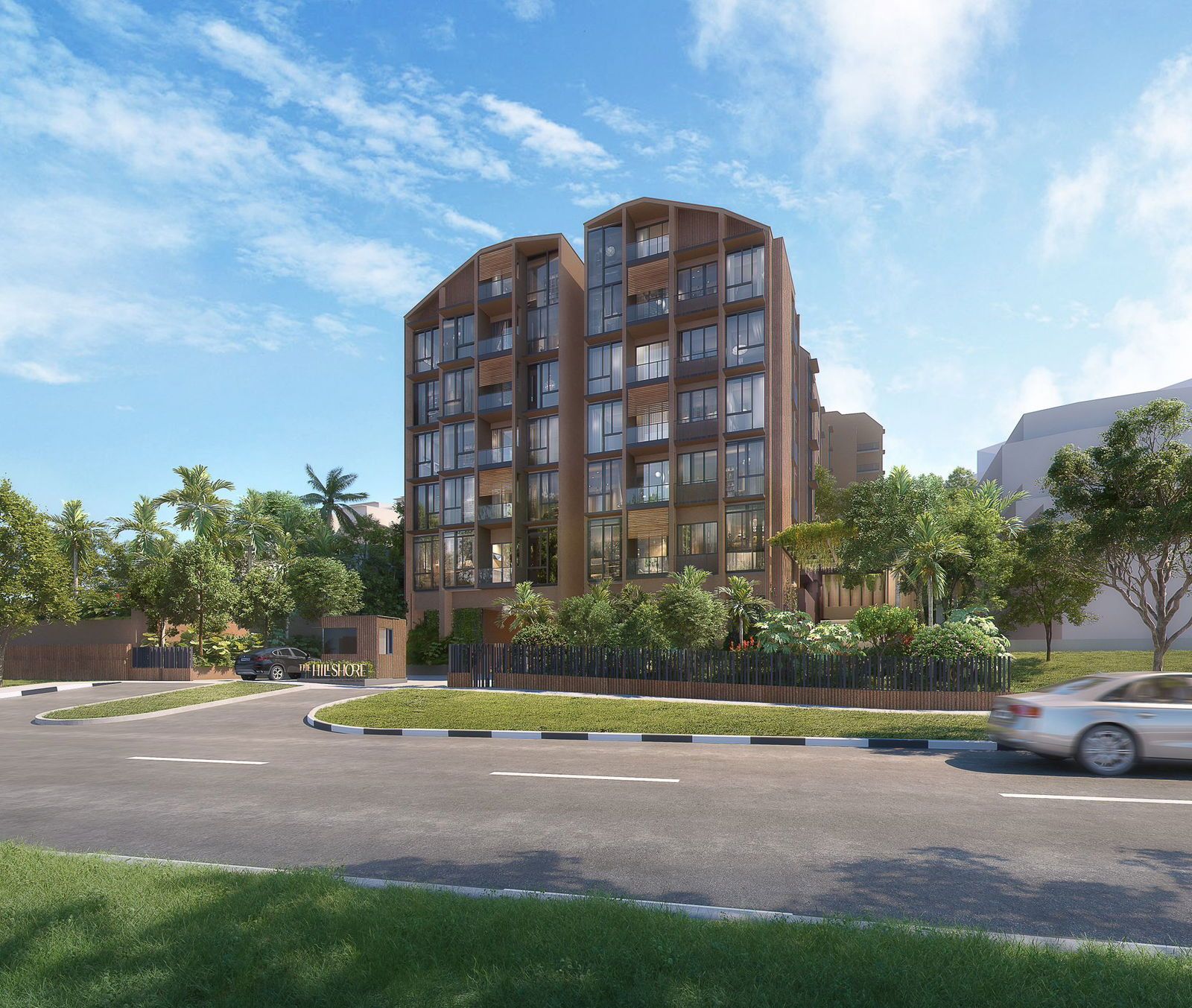 The Hillshore — artist's impression of the freehold boutique development at Pasir Panjang Road