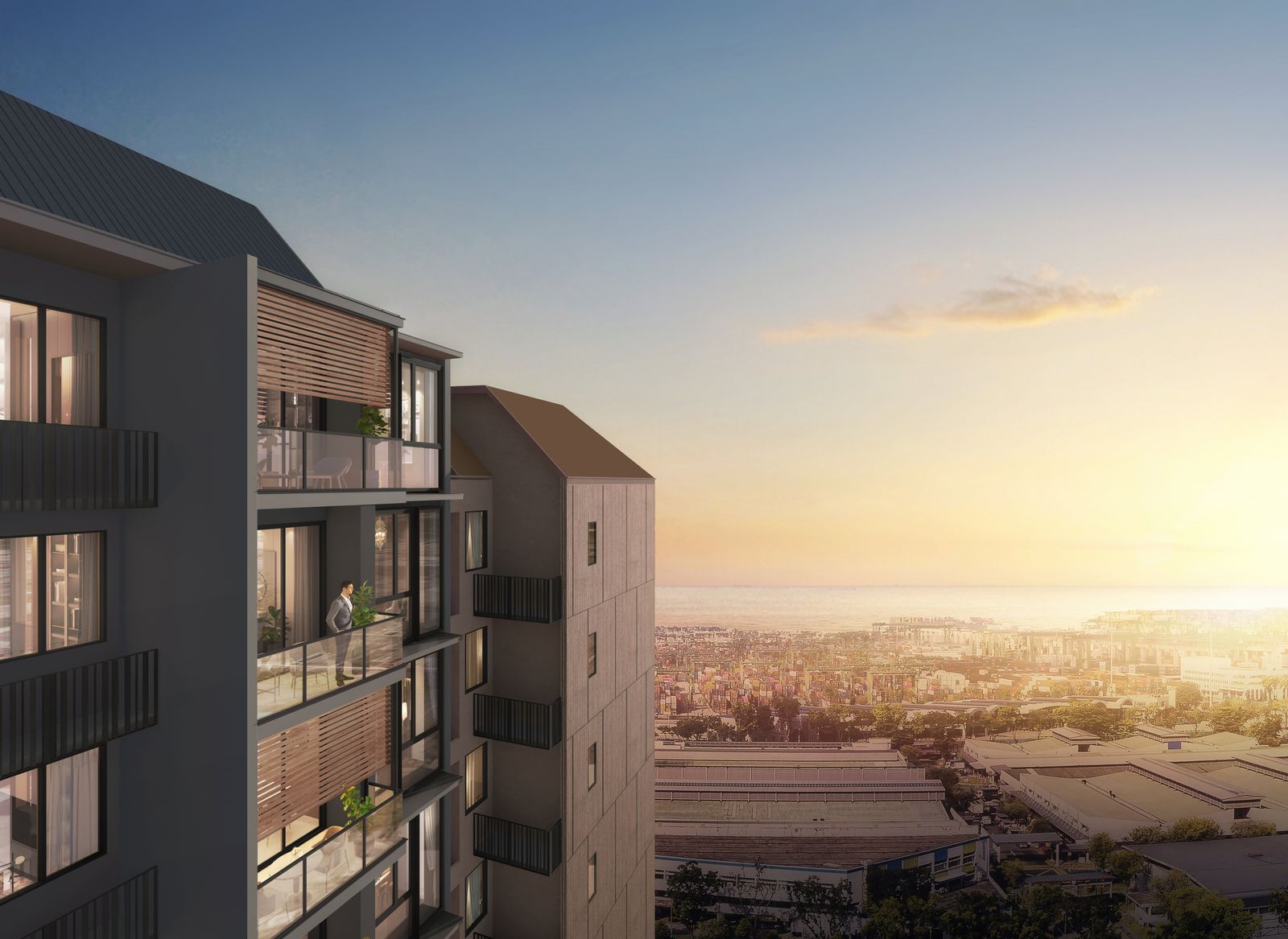 The Hillshore — artist's impression of the Block 292 street facade