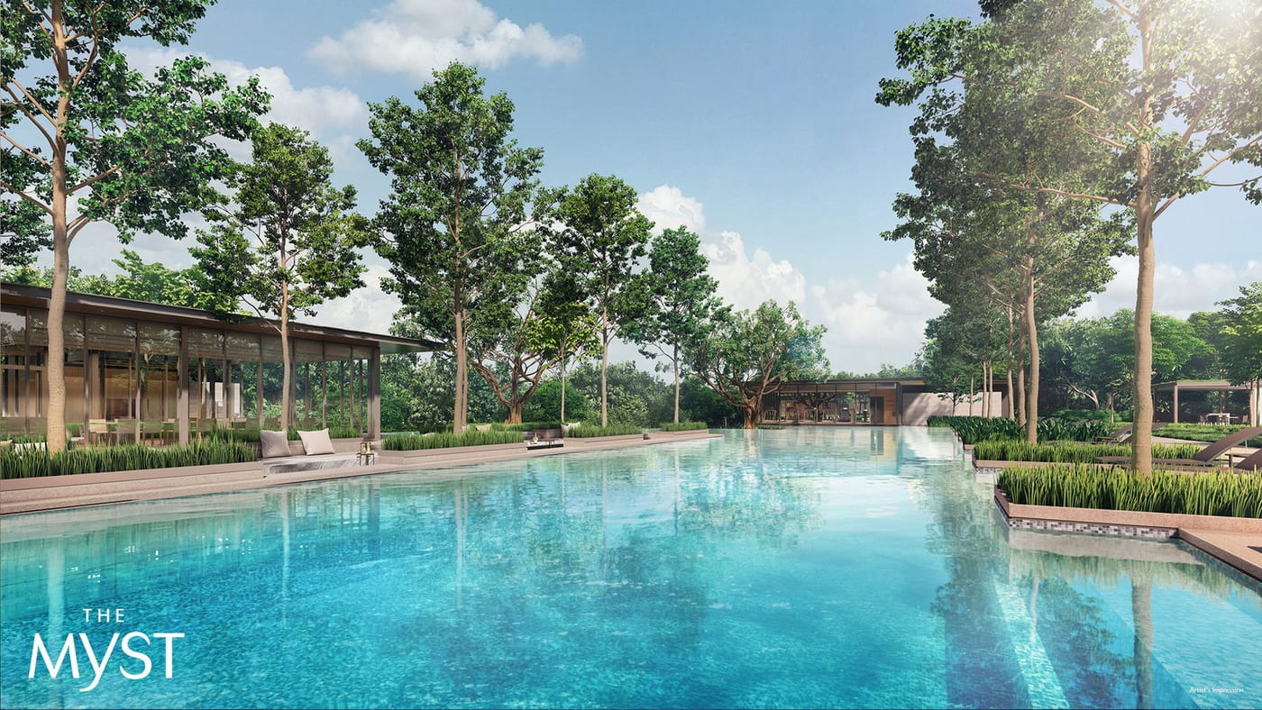 The Myst — 50 m lap pool, artist's impression