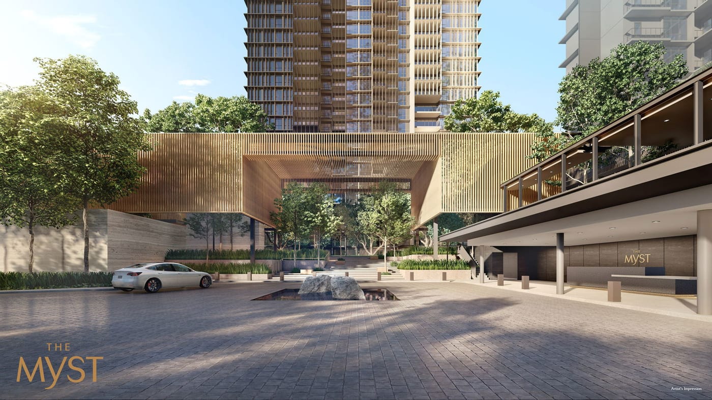 The Myst — Grand Plaza, artist's impression