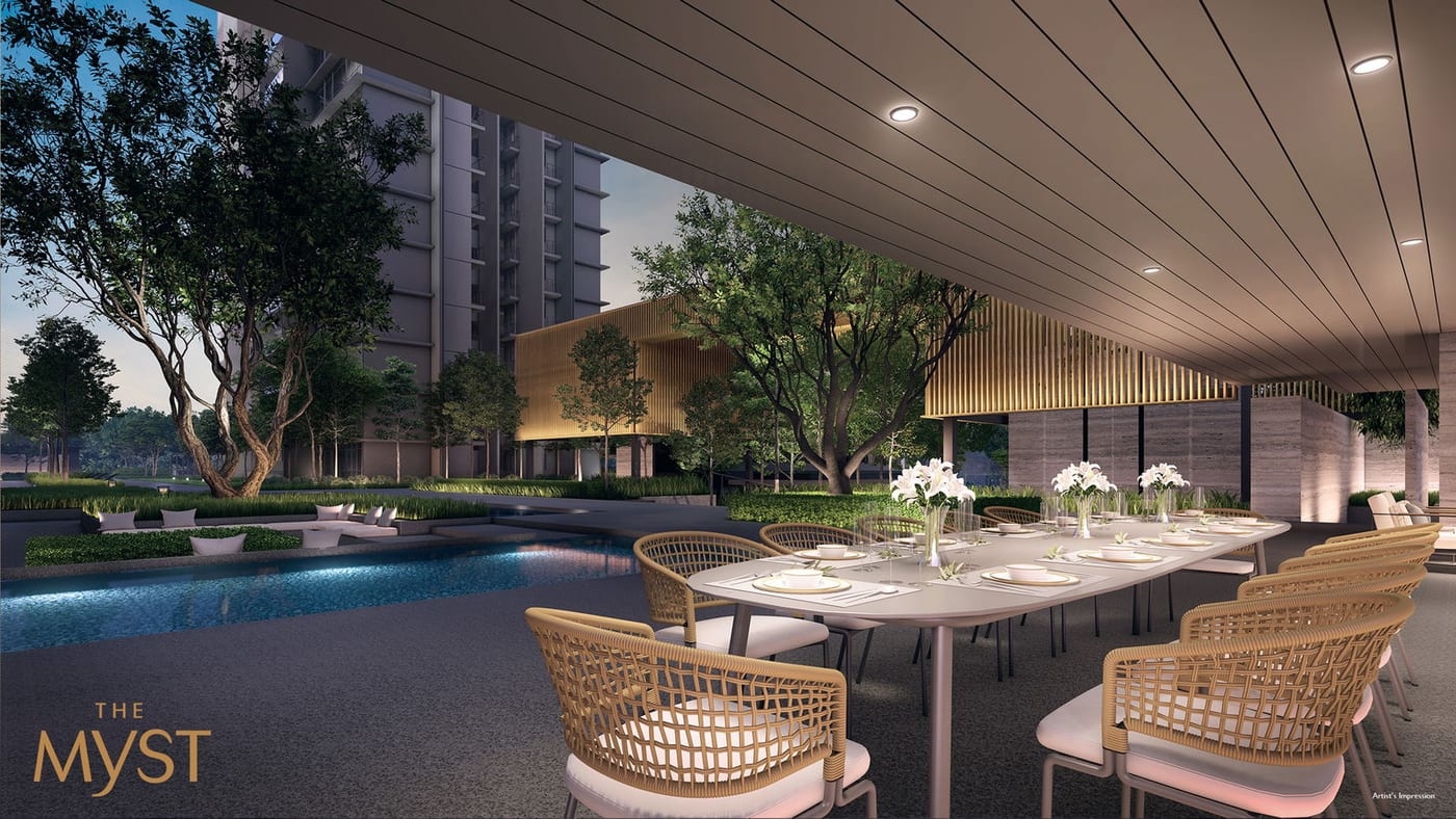 The Myst — The Social Lounge, artist's impression