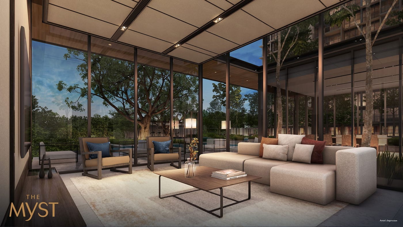 The Myst — The Entertainment Room, artist's impression