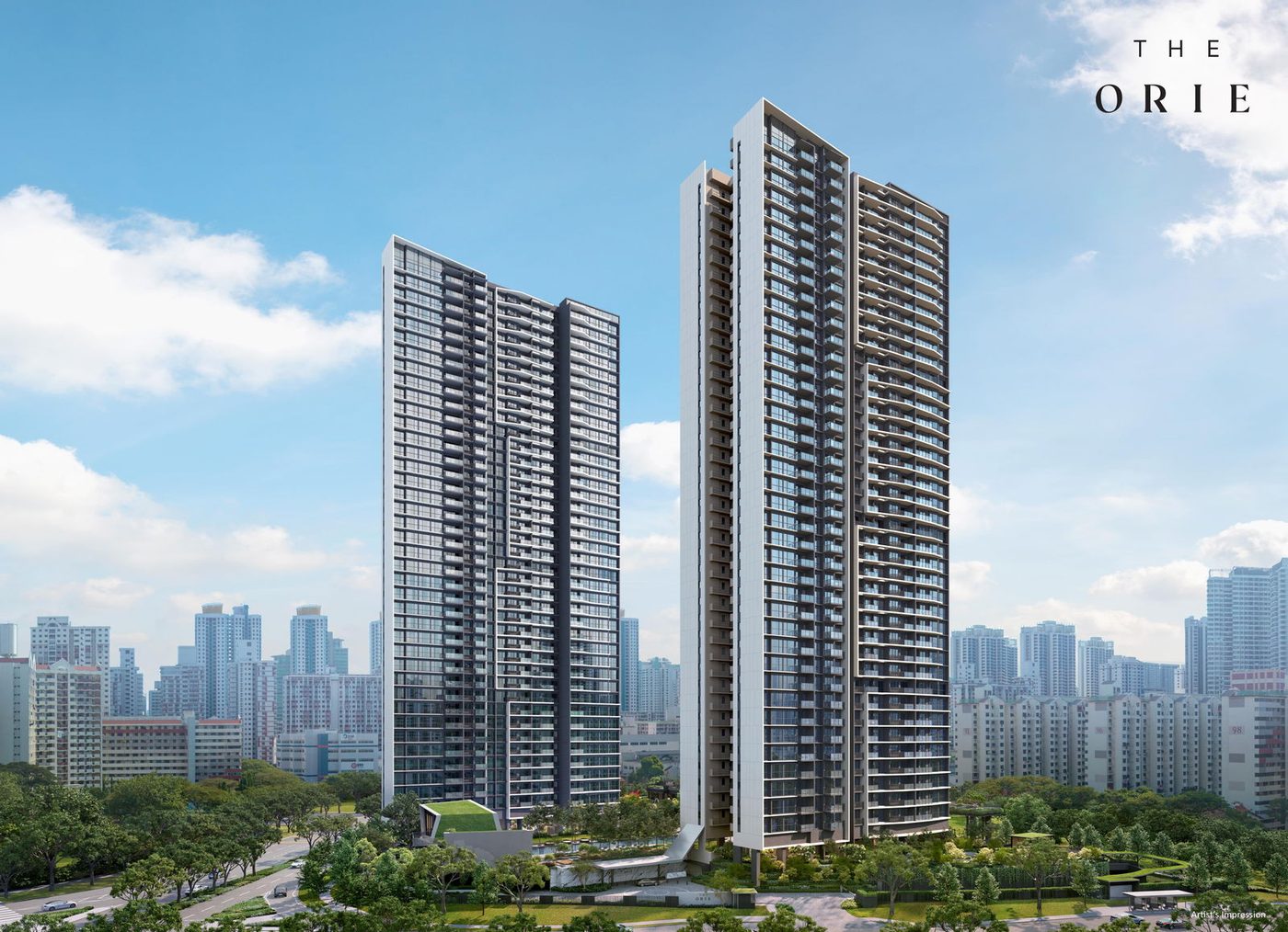 The Orie 艺景峰 — artist's impression
