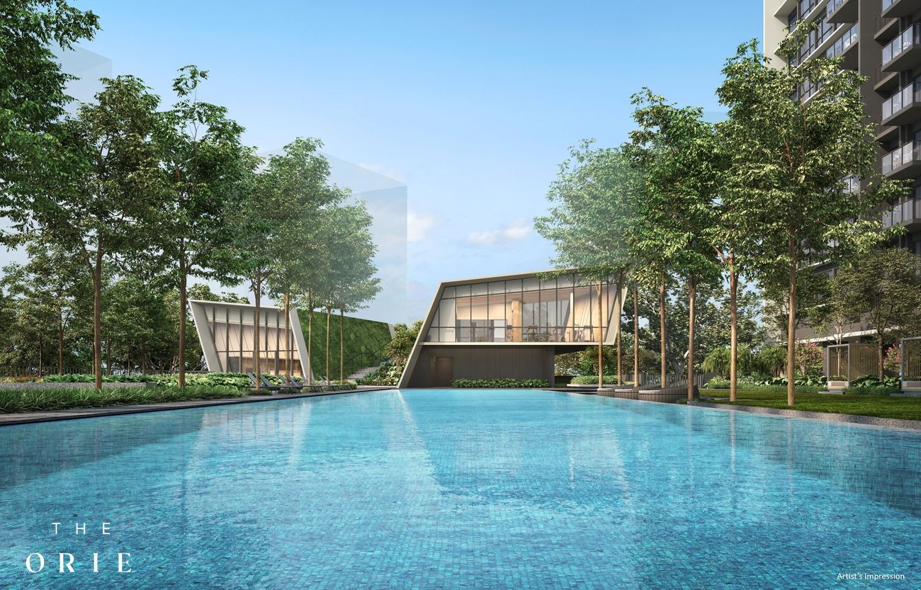 The Orie 艺景峰 — clubhouse and pool