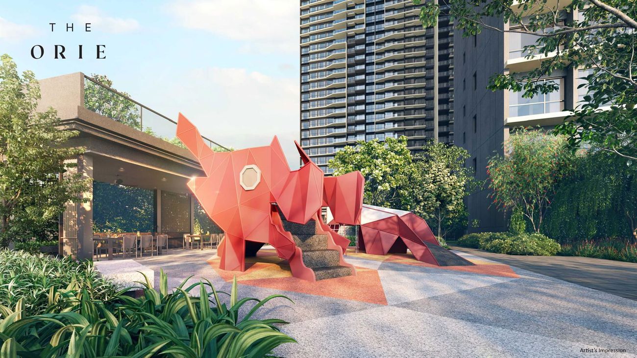 The Orie 艺景峰 — playground perspective