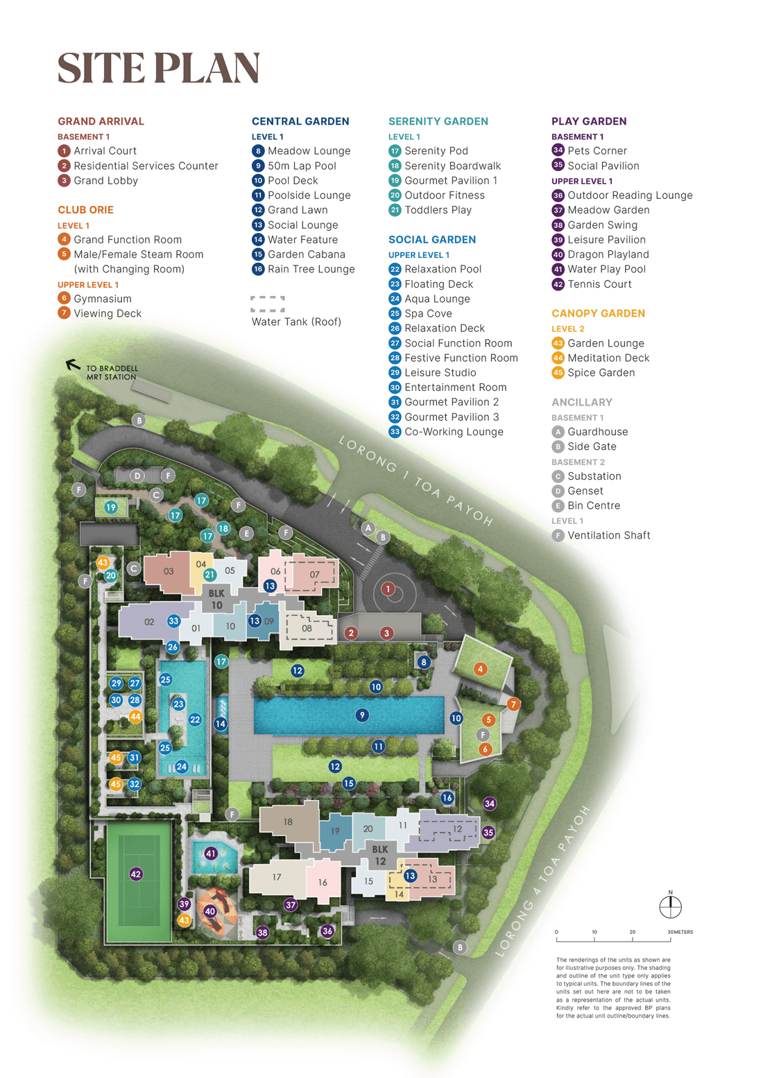 The Orie 艺景峰 — site plan