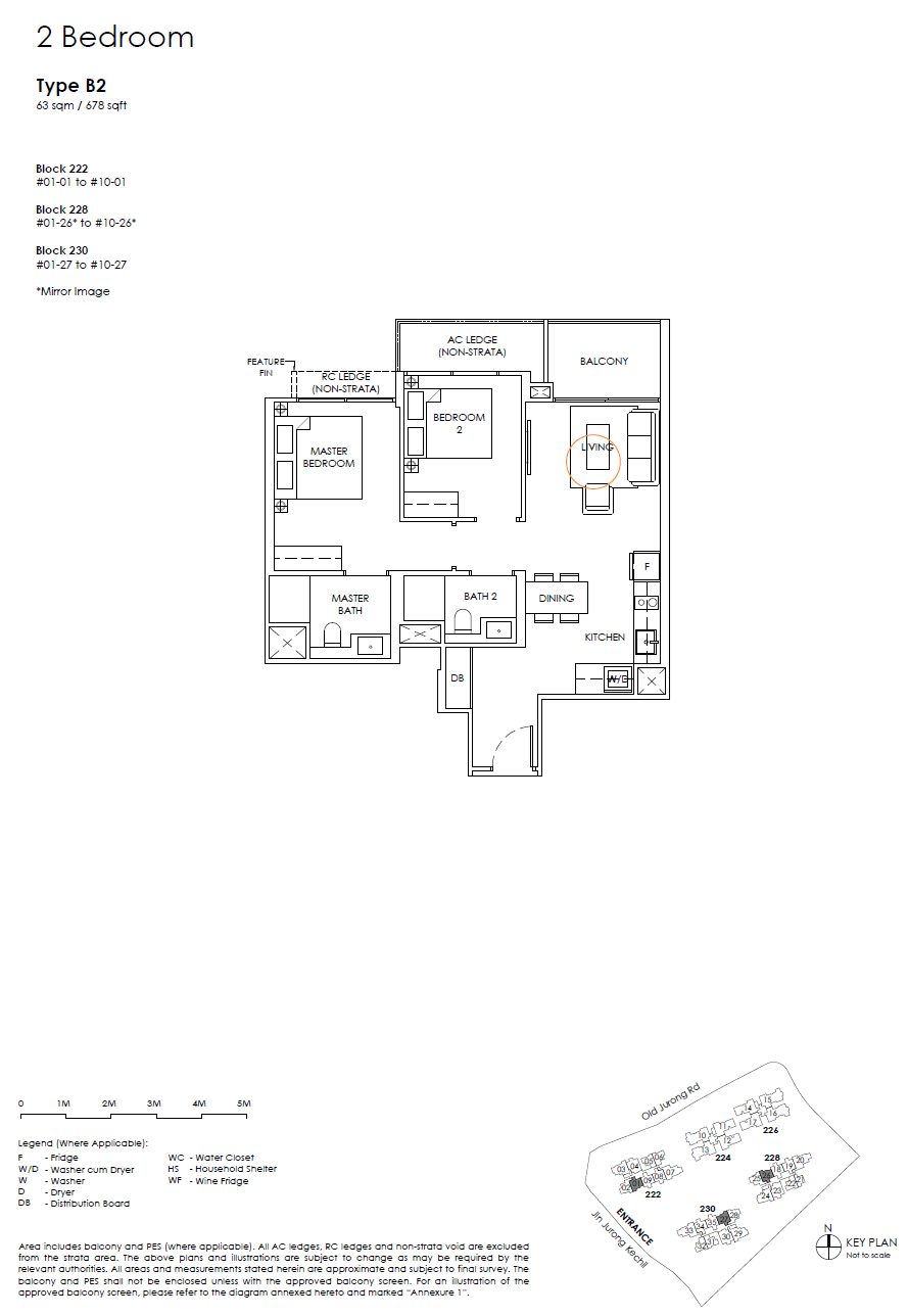 Floor plan B2 — 2 Bedroom
