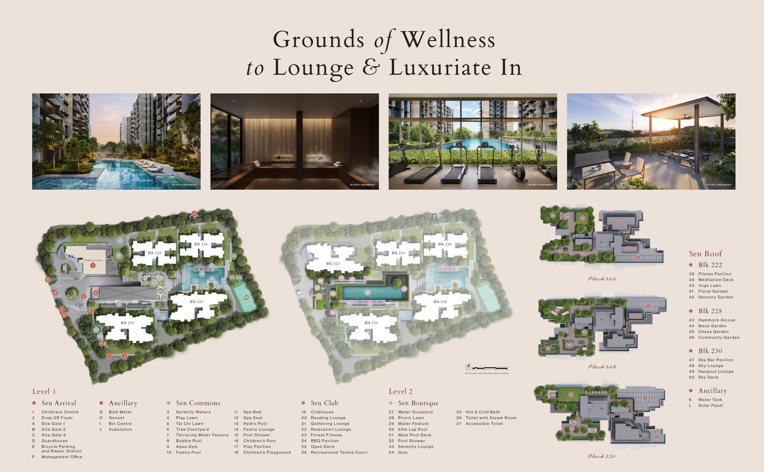 The Sen — site plan
