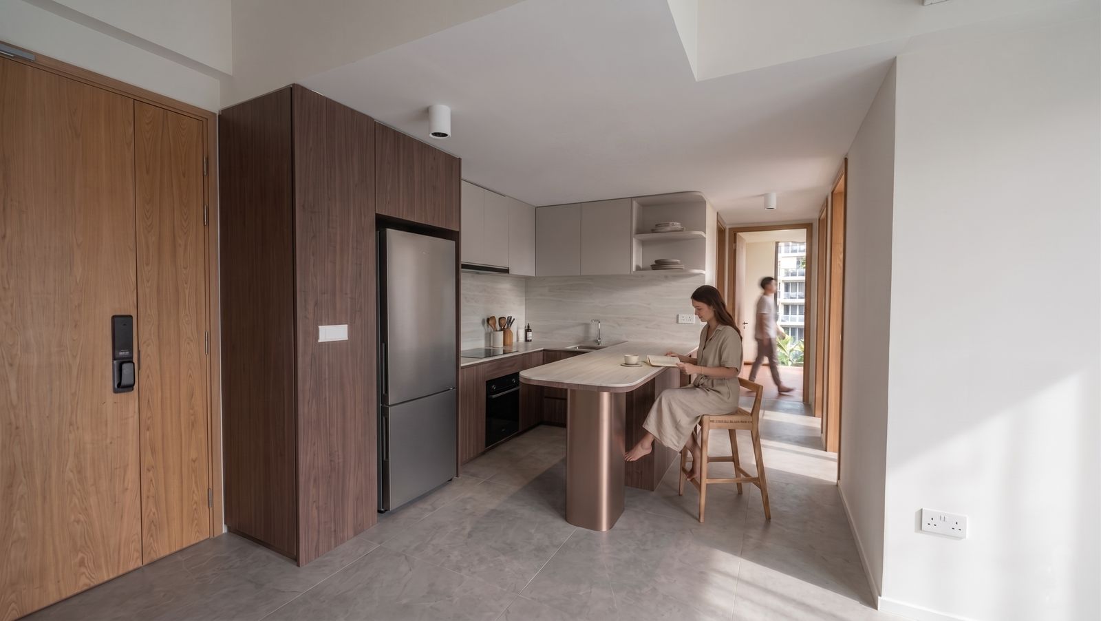 The Shorefront — Living Room 04-05, living room artist's impression