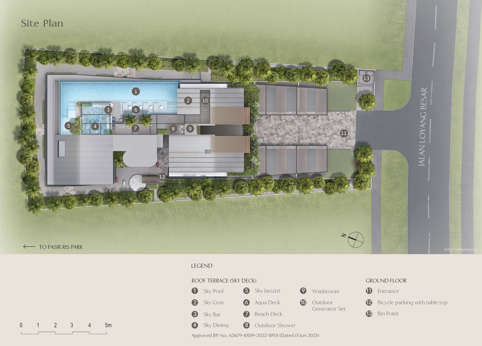 The Shorefront — site plan