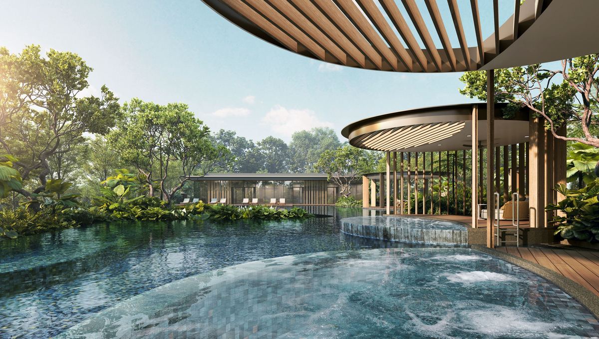 Artist’s impression: Hydro Spa Pool and Wellness Pods (Wellness Club), Thomson Reserve