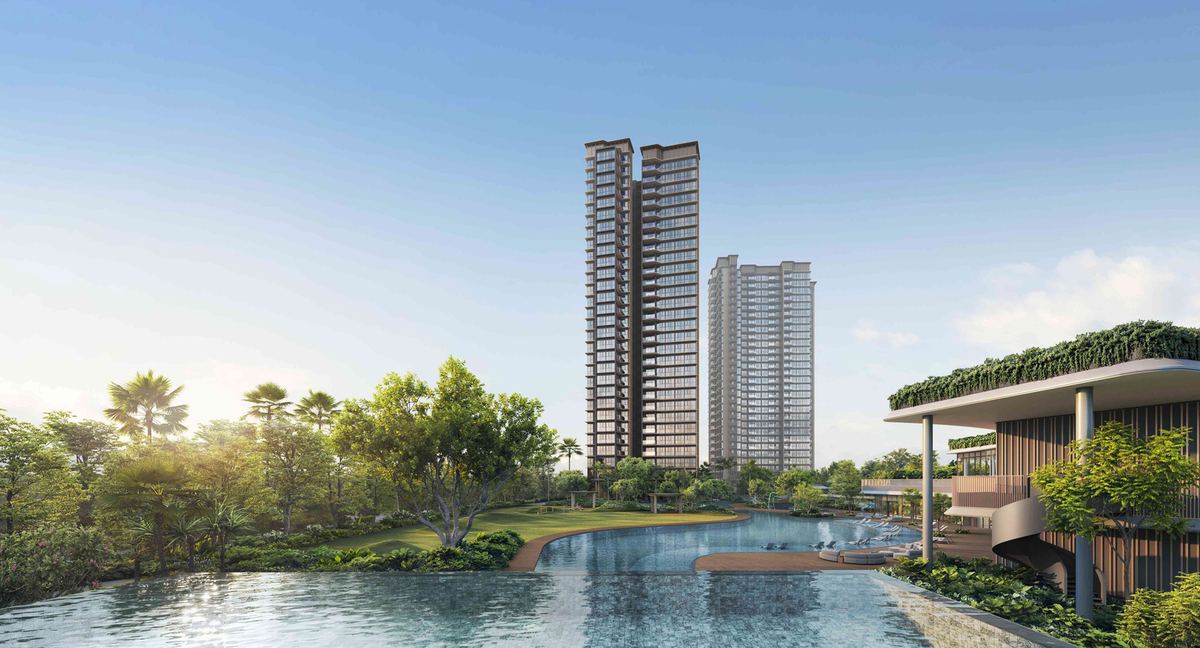 Artist’s impression: Infinity Lap Pool (50m) (Island Club), Thomson Reserve
