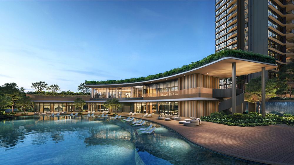 Artist’s impression: Leisure Pool (Grand Clubhouse), Thomson Reserve