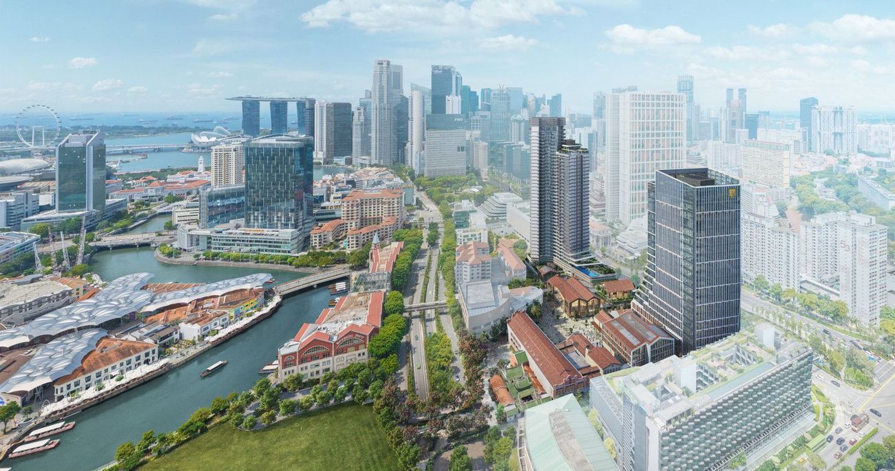 Union Square Residences — Overview of the development, artist's impression