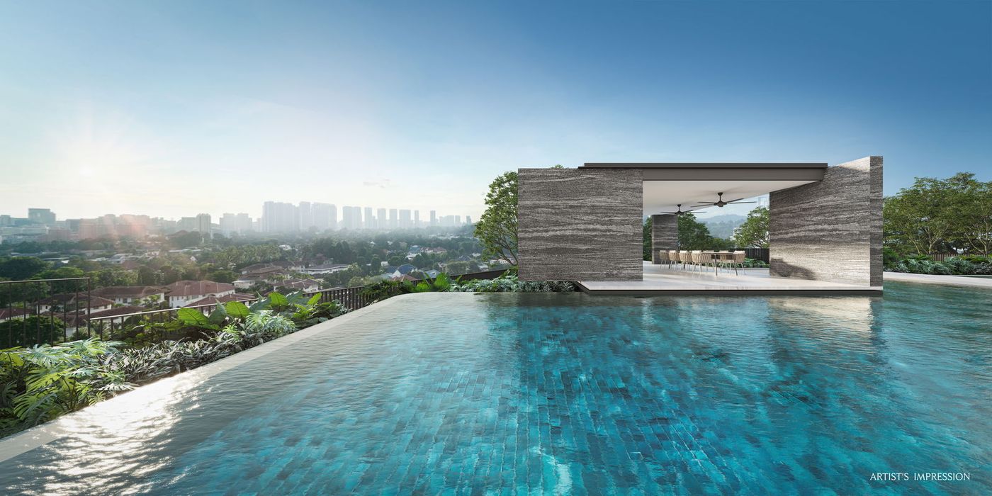 UPPERHOUSE at Orchard Boulevard — gourmet pavilion render