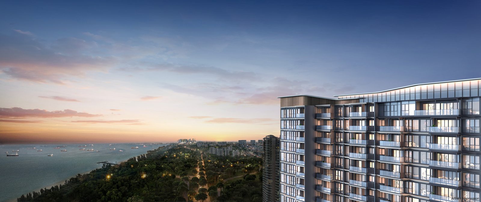 Vela Bay — artist's impression