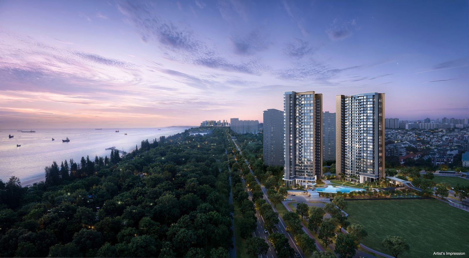 Vela Bay — artist's impression