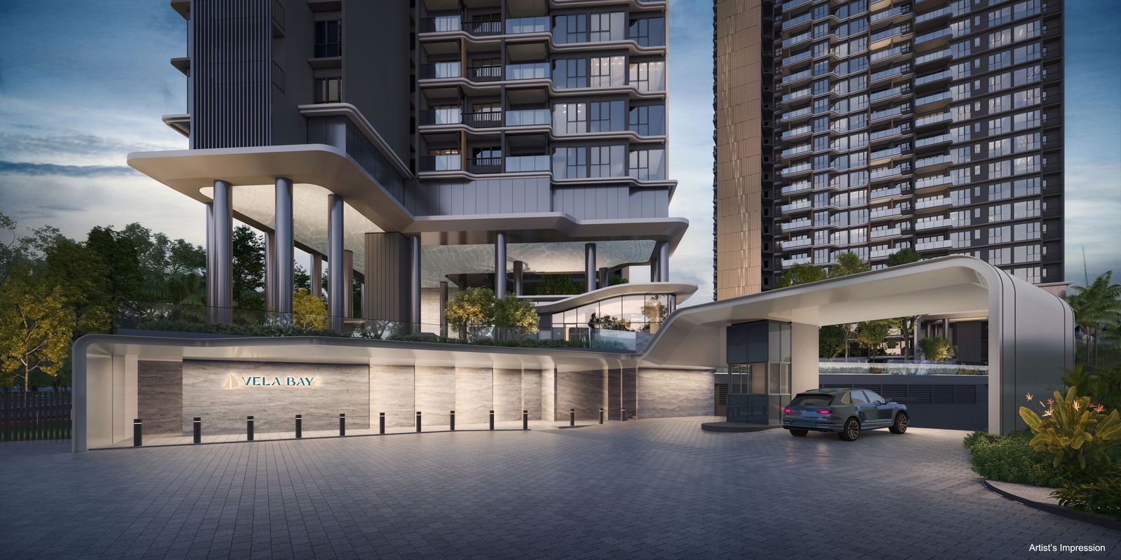 Vela Bay — artist's impression
